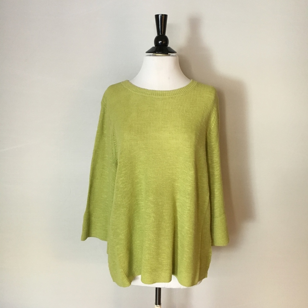 Eileen Fisher Organic  Linen Blend Sweater Size 1X - Picture 3 of 5